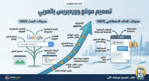 تصميم موقع ووردبريس بالعربي متوافق مع السيو والذكاء الاصطناعي